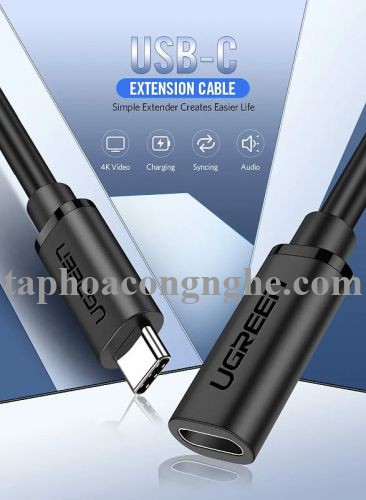 Ugreen 40574 50CM cáp usb type c nối dài ED008 30040574